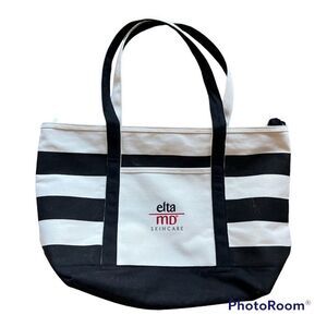 Elta MD striped Tote bag